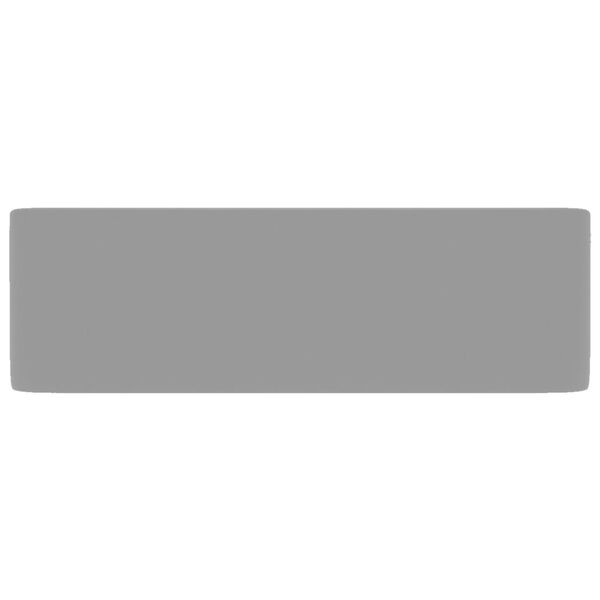 vidaXL Luksuzni umivaonik mat svjetlosivi 41 x 30 x 12 cm keramički