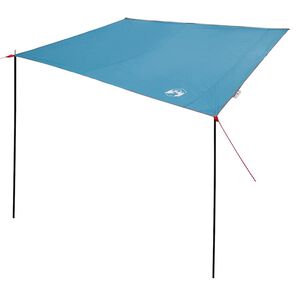 vidaXL Krov za karavan osoba 240 x 460 cm Vodootporan Plava taft