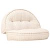 283789 vidaXL Pouffe 100x20 cm Beige Fabric