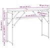 vidaXL Konzolnistol Umjetnički hrast 105x30x75cm Konstruirano drvo