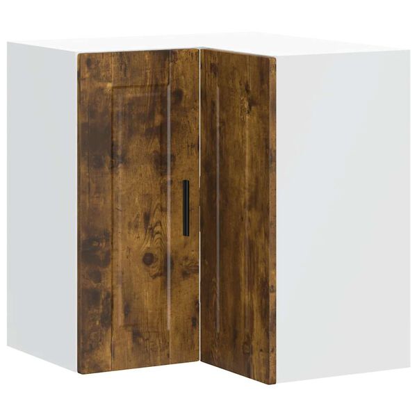 vidaXL Kuhinjski zidni kutni ormarić Porto boja hrasta drveni