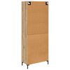 vidaXL Highboard Umjetnički hrast 69,5 x 34 x 180 cm Konstruirano drvo