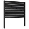 vidaXL Uzglavlje za krevet crno 96 x 4 x 100 cm od masivne borovine