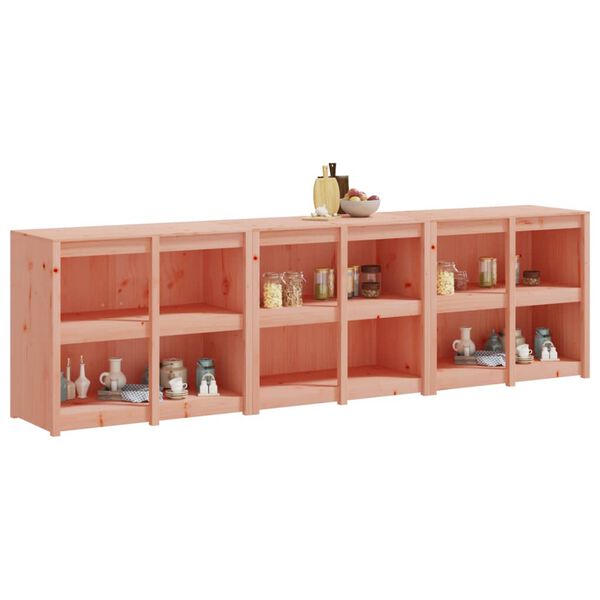 vidaXL Vanjski kuhinjski ormarići 3 kom od masivne duglazije