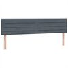 vidaXL Box spring krevet s madracem tamnosivi 180x220 cm bar&scaron;unasti