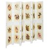 vidaXL Romdivider Panel Bijelo 212 x 165 cm MDF