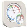 vidaXL Termo higrometar Bijelo 7,5 x 7,5 x 1,2 cm ABS