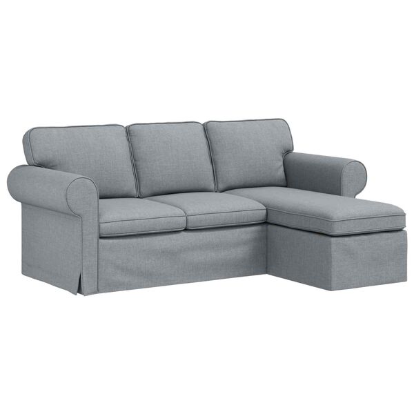 vidaXL Sofa Svijetlo siva
