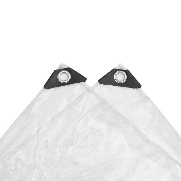vidaXL Tarpulina *Transparent*an 6 x 12 m PVC