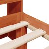 vidaXL Krevet s regalom za knjige bez madraca 75 x 190 cm od borovine