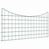 vidaXL Set ograde za ribnjak 5 pcs Zelena 100 x 50 cm Čelik