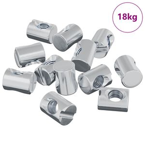 vidaXL Bačvaste matice 3462 pcs M6 x 13 mm (Promjer navoja x H)