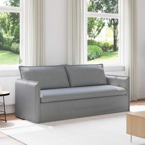 vidaXL Sofa Svijetlo siva