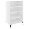 vidaXL Komoda sjajna bijela 57 x 35 x 90 cm od konstruiranog drva