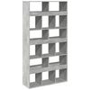 vidaXL Sobna pregrada boja betona 100x33x187,5 cm konstruirano drvo