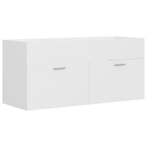 vidaXL Ormarić za umivaonik bijeli 100x38,5x46 cm konstruirano drvo