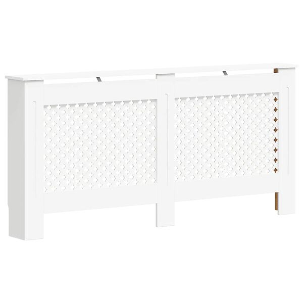 vidaXL Pokrovi za radijator 2 kom bijeli 172 x 19 x 81,5 cm MDF