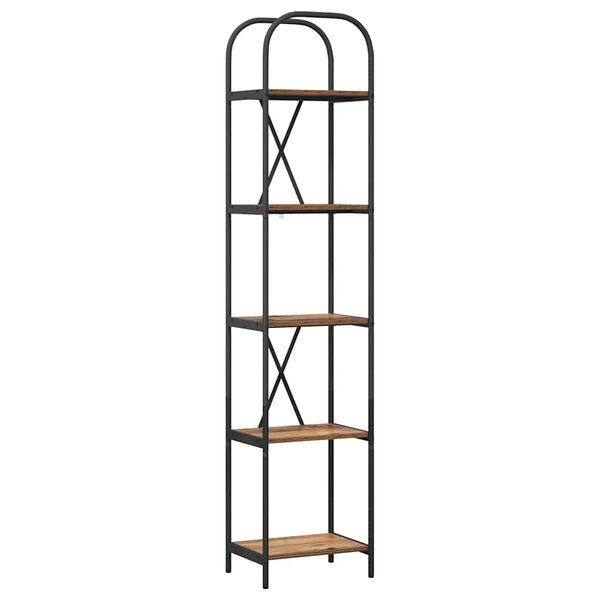 vidaXL Polica Staro drvo 40 x 30 x 183 cm Konstruirano drvo