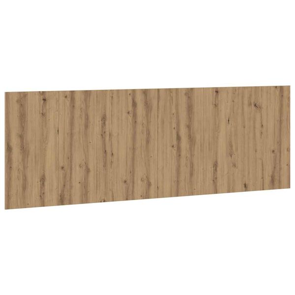 vidaXL Zidno uzglavlje boja artisian hrast 240 x 1,5 x 80 cm drveno
