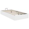 vidaXL Otomanski krevet s pohranom Bijelo 193 x 120 x 25 cm Iverica