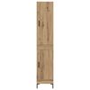 vidaXL Highboard Umjetnički hrast 69,5 x 34 x 180 cm Konstruirano drvo