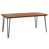 vidaXL Vrtni stol s U-nogama 180x90x75 cm od masivnog drva bagrema