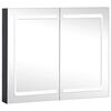 vidaXL LED kupaonski ormarić s ogledalom 80 x 12,2 x 68 cm