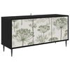 vidaXL TV ormar GOTHA 102 x 33 x 51 cm Crni hrast Konstruirano drvo