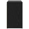 vidaXL Ormar za cipele Crni hrast 77,5 x 30 x 51 cm Konstruirano drvo