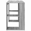 vidaXL Stol s policom Siva Sonoma 130 x 50.5 x 75 cm Konstruirano drvo