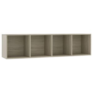 vidaXL Ormarić za knjige/TV boja hrasta sonome 143 x 30 x 36 cm