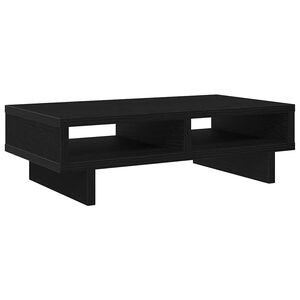 vidaXL Stalak za monitor Crni hrast 50x27x15 cm Konstruirano drvo