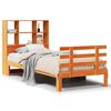 vidaXL Krevet s regalom za knjige bez madraca 75 x 190 cm od borovine