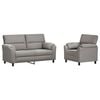 vidaXL Set sofe 2 pcs Svjetlosiva Bar&scaron;un