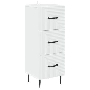 vidaXL Ormar s ladicama Bijela 33 x 34,5 x 89,5 cm Konstruirano drvo