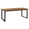 vidaXL Vrtni stol s U-nogama 200 x 90 x 75 cm od masivnog drva bagrema