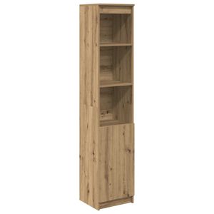 vidaXL Visoka ploča Artisan hrast 37,5x35x180 cm izrađeno drvo