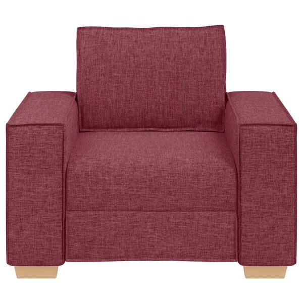 vidaXL Sofa fotelja vino crvena 60 cm tkanina