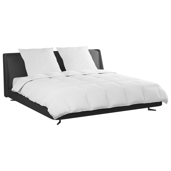 vidaXL Set deka s jastukom 3 pcs Bijelo Perje