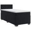 vidaXL Boxspring krevet s madracem Crna 80 x 200 cm Bar&scaron;un