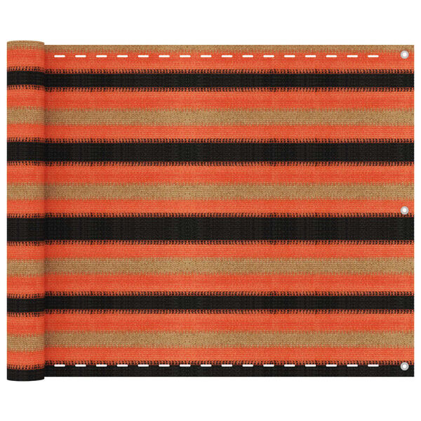 vidaXL Balkonski zastor vi&scaron;ebojni 75 x 500 cm HDPE