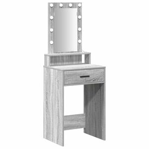 vidaXL Toaletni stol Siva 50 x 41 x 140 cm Konstruirano drvo