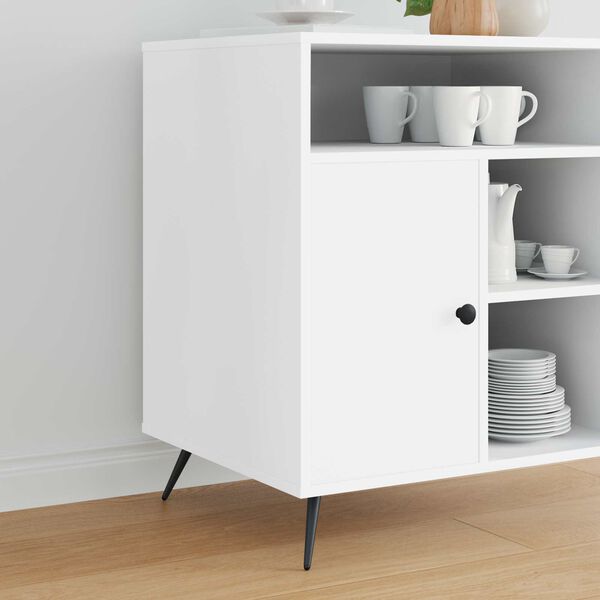 vidaXL Noge za stajanje 2 pcs Crna 56 x 56 x 100 mm Željezo