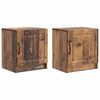 vidaXL Noćni ormar 2 pcs Staro drvo 43 x 34,5 x 47 cm