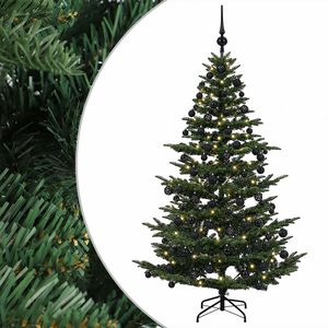vidaXL Umjetno božićno drvce s kuglicom 210 cm 300 LED lampica
