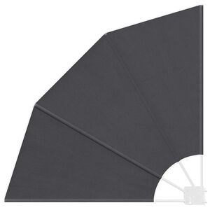 vidaXL Zaslon za privatnost na balkonu 115 x 115 cm Poliester Antracit
