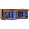 vidaXL Set TV komoda 80 x 30 x 30 cm Staro drvo Konstruirano drvo