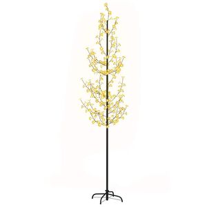 vidaXL Drvce rascvjetane tre&scaron;nje 368 tople bijele LED žarulje 300 cm