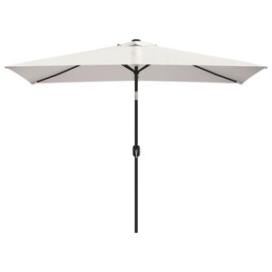 vidaXL Suncobran 200 x 300 cm pje&scaron;čano bijeli pravokutni