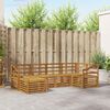 vidaXL Setovi sofa 6 pcs Prirodna Čvrsto drvo akacije